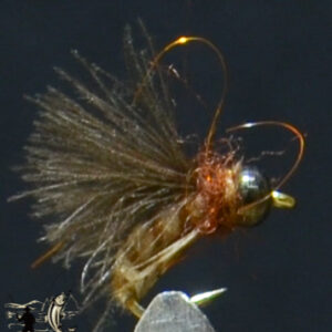 Beadhead Cdc Biot Caddis Brown