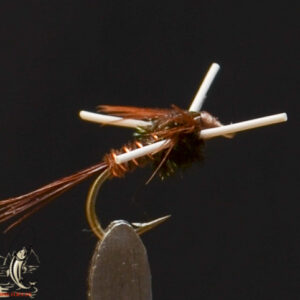 White rubber leg pheasant tail