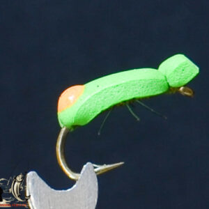Hi-vis foam beetle chartreuse