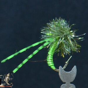 Rubber leg crystal egg olive
