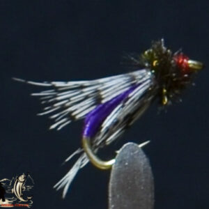Black rubber swanadize nymph